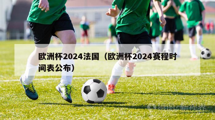 欧洲杯2024法国（欧洲杯2024赛程时间表公布）